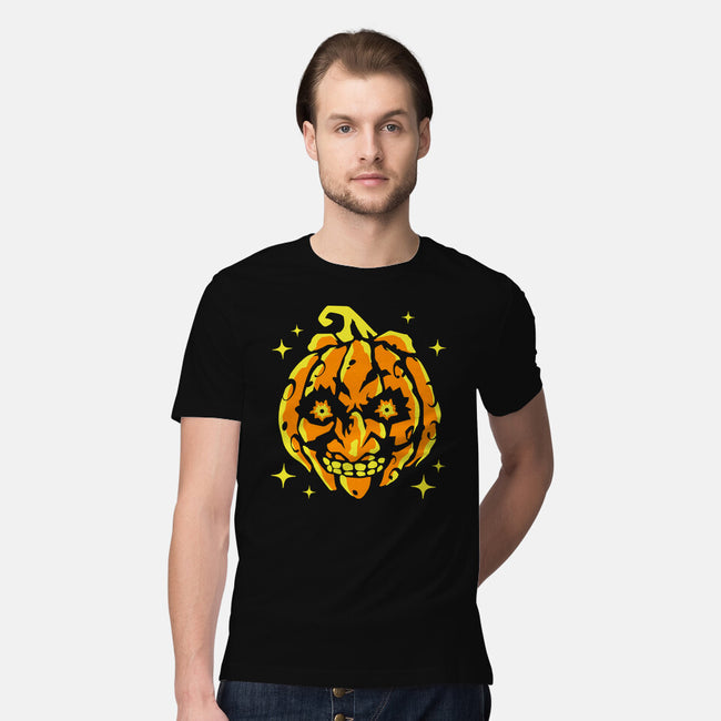 Moon Pumpkin-Mens-Premium-Tee-GoblinTengu