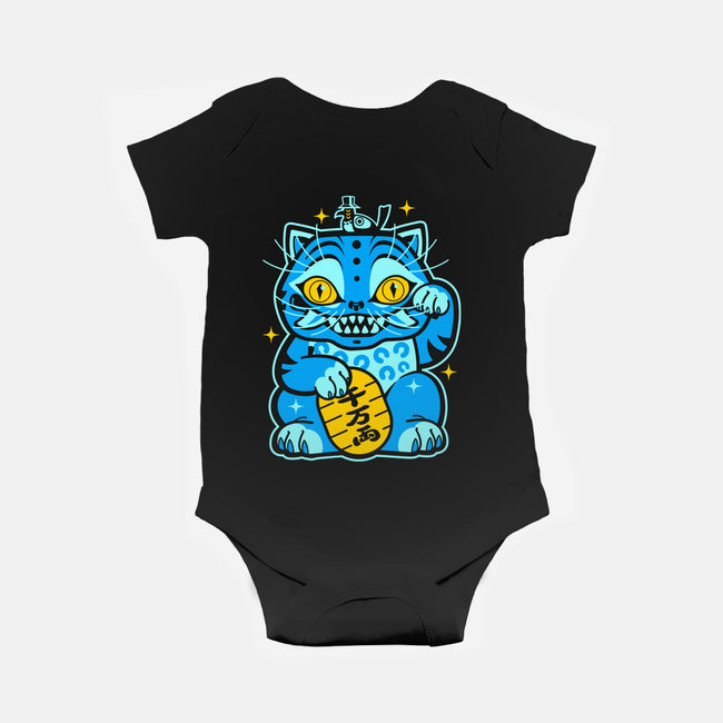 Blue Lucky Tiger-Baby-Basic-Onesie-GoblinTengu