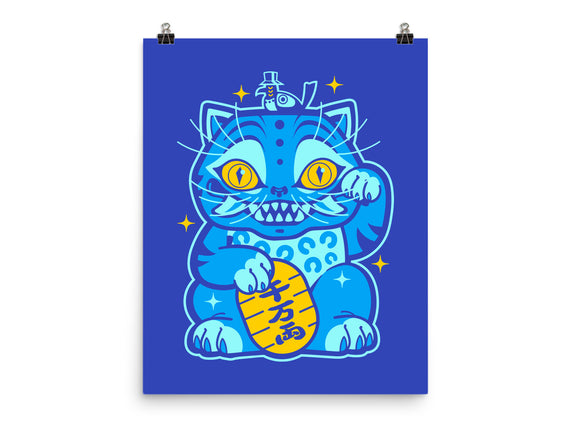 Blue Lucky Tiger