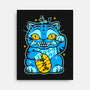 Blue Lucky Tiger-None-Stretched-Canvas-GoblinTengu