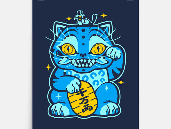 Blue Lucky Tiger