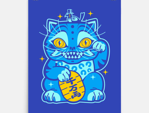 Blue Lucky Tiger