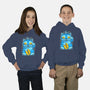 Blue Lucky Tiger-Youth-Pullover-Sweatshirt-GoblinTengu