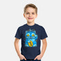 Blue Lucky Tiger-Youth-Basic-Tee-GoblinTengu