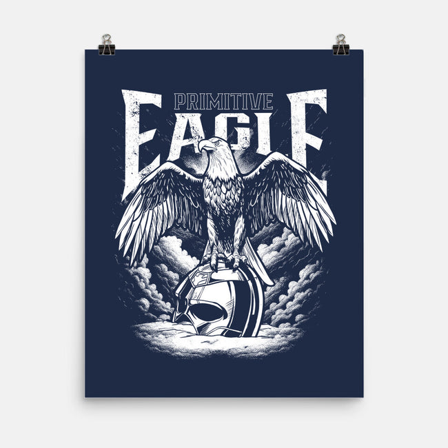 Primitive Eagle-None-Matte-Poster-Diego Oliver