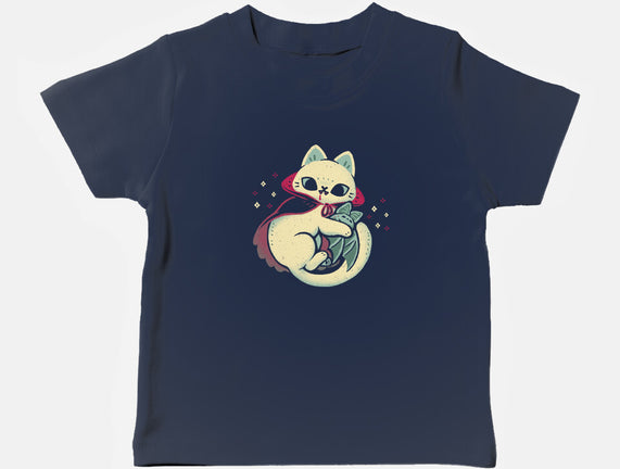 Cute Vampire Cat Bites Bat