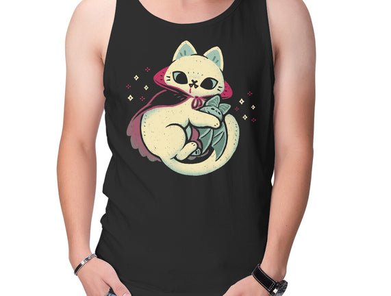Cute Vampire Cat Bites Bat