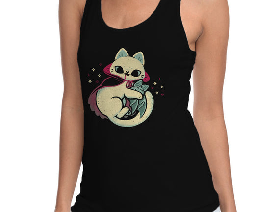Cute Vampire Cat Bites Bat