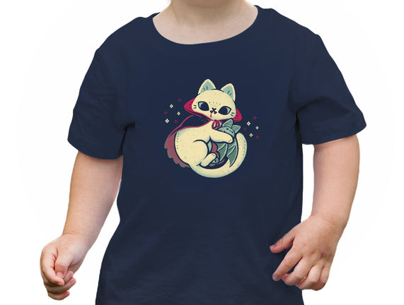 Cute Vampire Cat Bites Bat