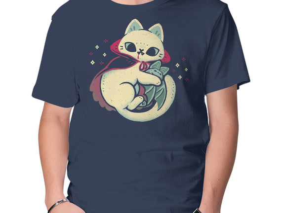 Cute Vampire Cat Bites Bat