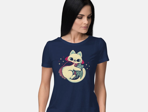 Cute Vampire Cat Bites Bat