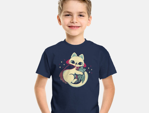 Cute Vampire Cat Bites Bat
