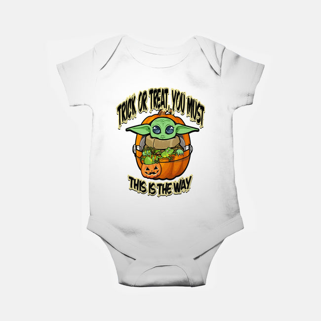 Trick Or Treat You Must-Baby-Basic-Onesie-palmstreet