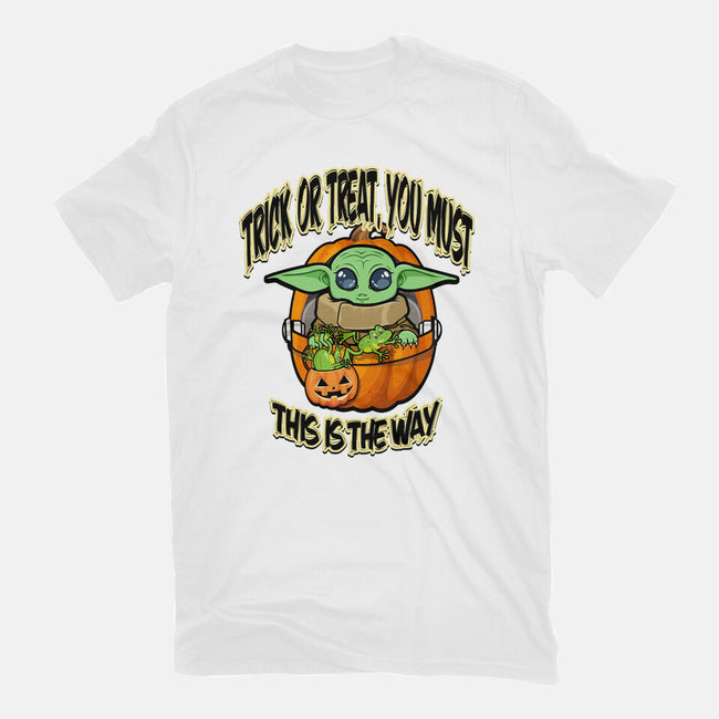 Trick Or Treat You Must-Womens-Fitted-Tee-palmstreet