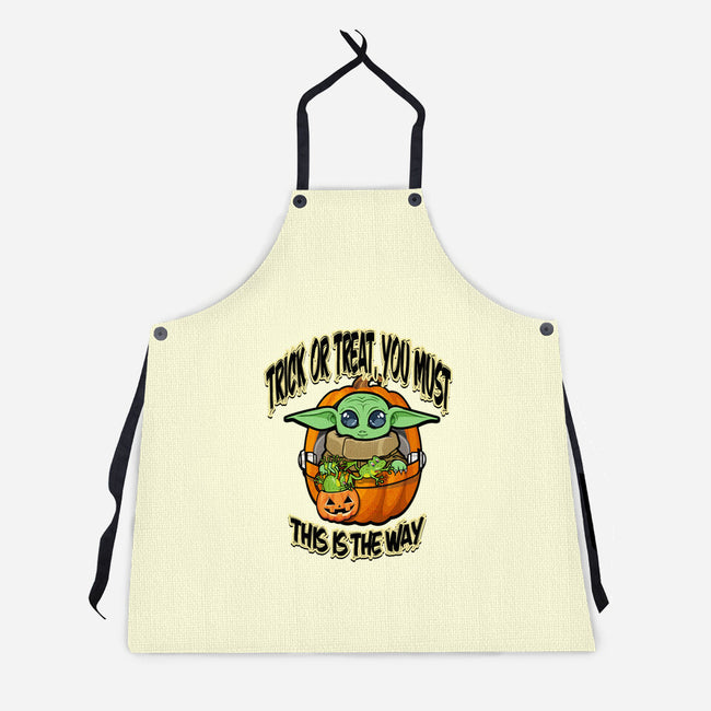 Trick Or Treat You Must-Unisex-Kitchen-Apron-palmstreet
