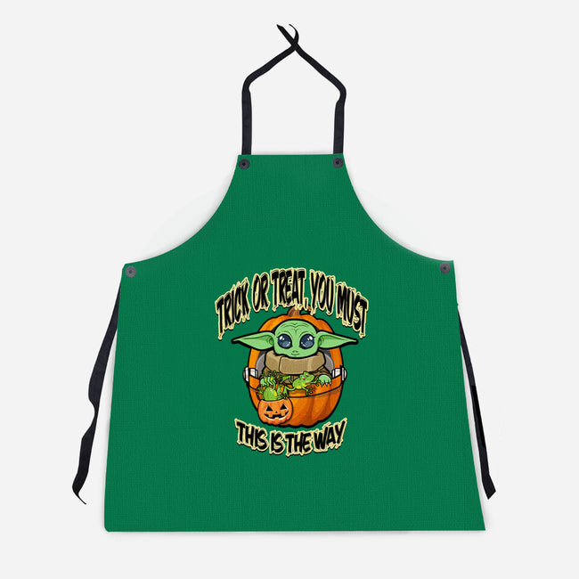 Trick Or Treat You Must-Unisex-Kitchen-Apron-palmstreet