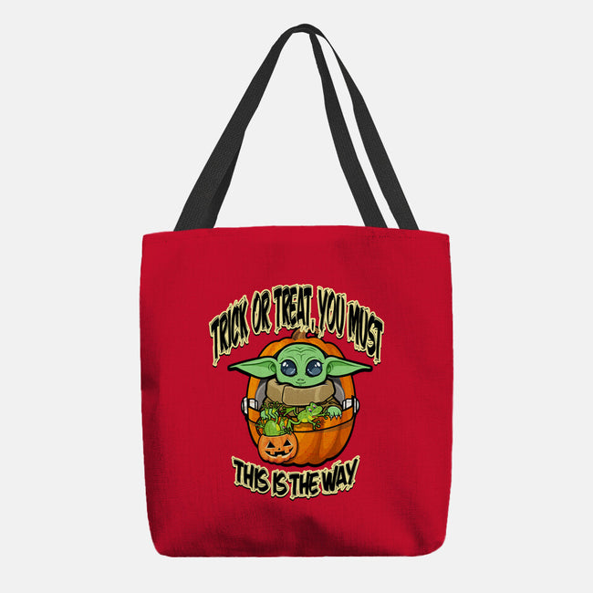 Trick Or Treat You Must-None-Basic Tote-Bag-palmstreet