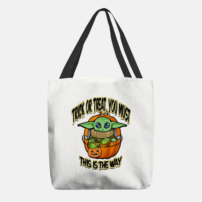 Trick Or Treat You Must-None-Basic Tote-Bag-palmstreet