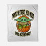 Trick Or Treat You Must-None-Fleece-Blanket-palmstreet