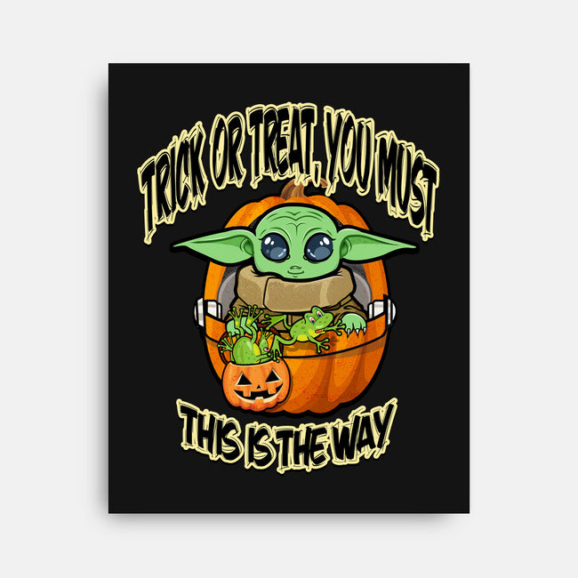 Trick Or Treat You Must-None-Stretched-Canvas-palmstreet
