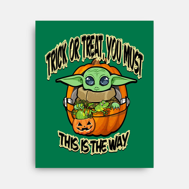 Trick Or Treat You Must-None-Stretched-Canvas-palmstreet