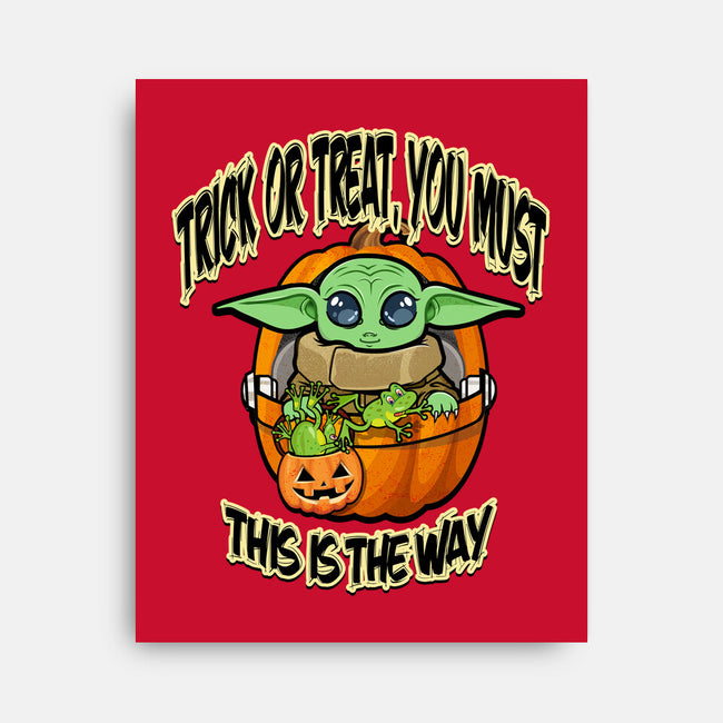 Trick Or Treat You Must-None-Stretched-Canvas-palmstreet