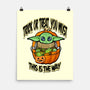 Trick Or Treat You Must-None-Matte-Poster-palmstreet