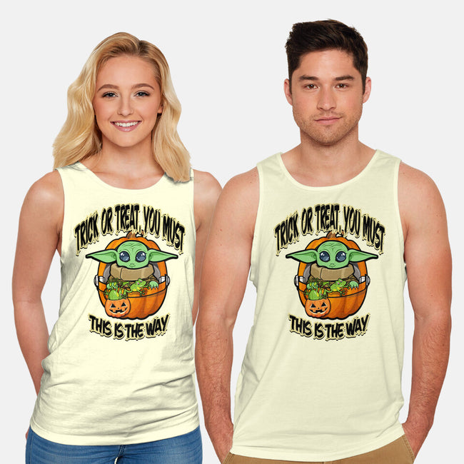 Trick Or Treat You Must-Unisex-Basic-Tank-palmstreet