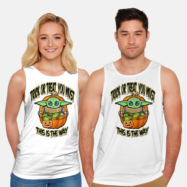 Trick Or Treat You Must-Unisex-Basic-Tank-palmstreet