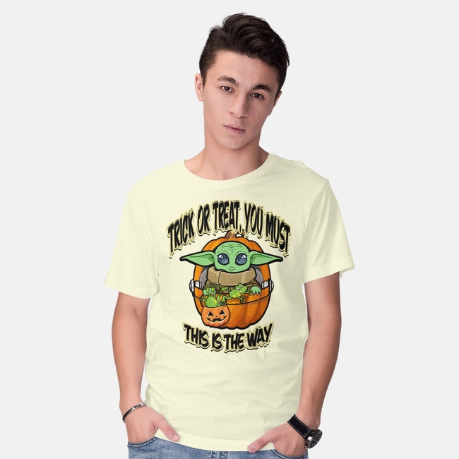 Trick Or Treat You Must-Mens-Basic-Tee-palmstreet