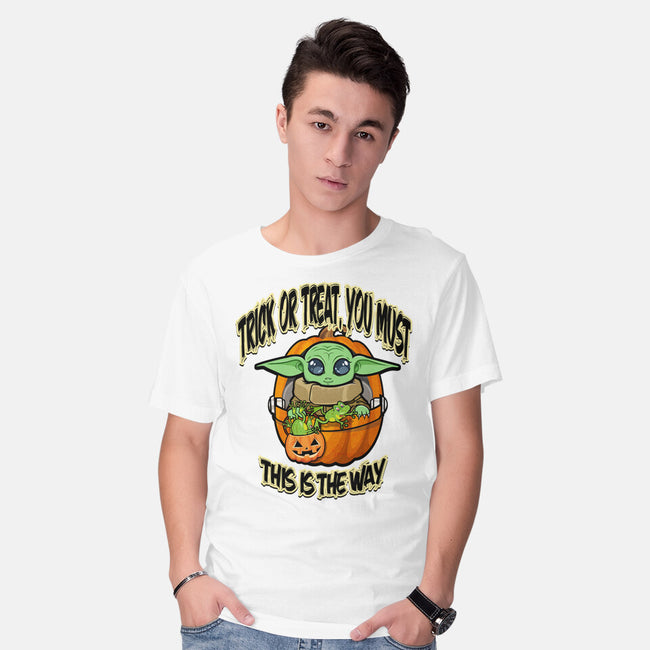 Trick Or Treat You Must-Mens-Basic-Tee-palmstreet