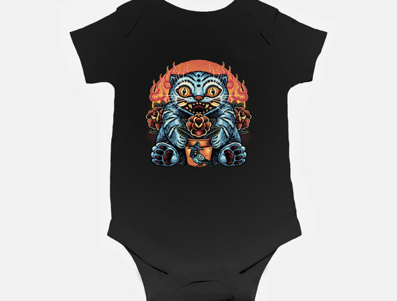 Blue Tiger Red Flame