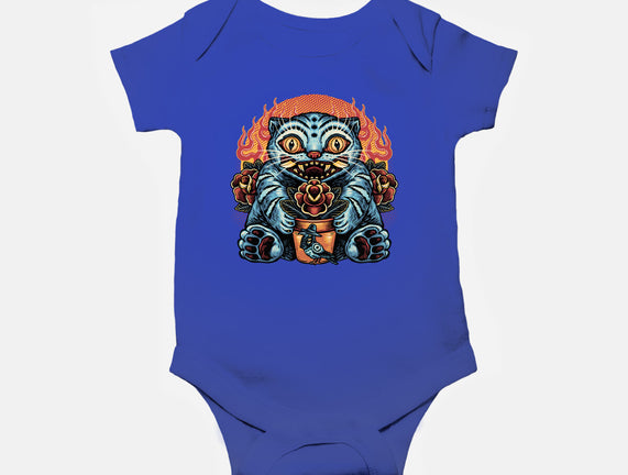 Blue Tiger Red Flame