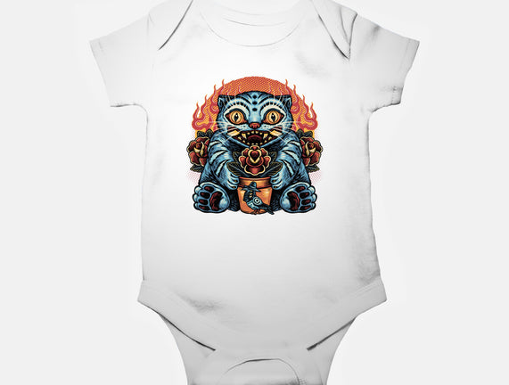 Blue Tiger Red Flame