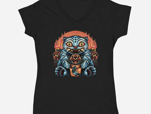 Blue Tiger Red Flame