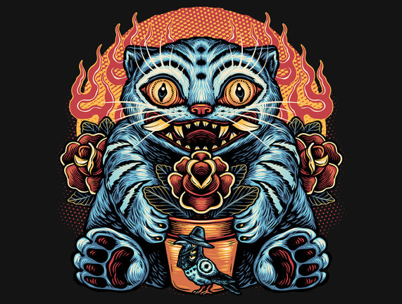 Blue Tiger Red Flame