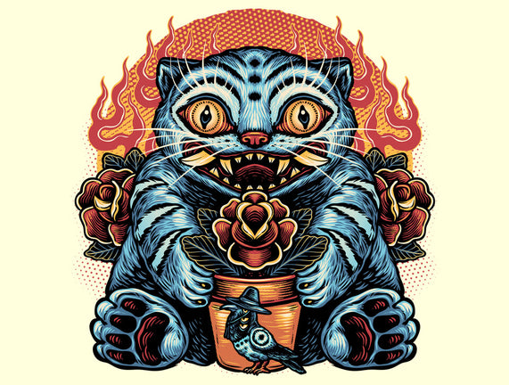 Blue Tiger Red Flame