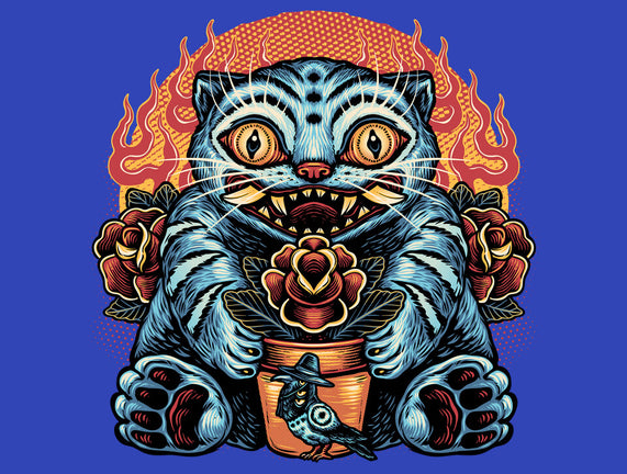 Blue Tiger Red Flame