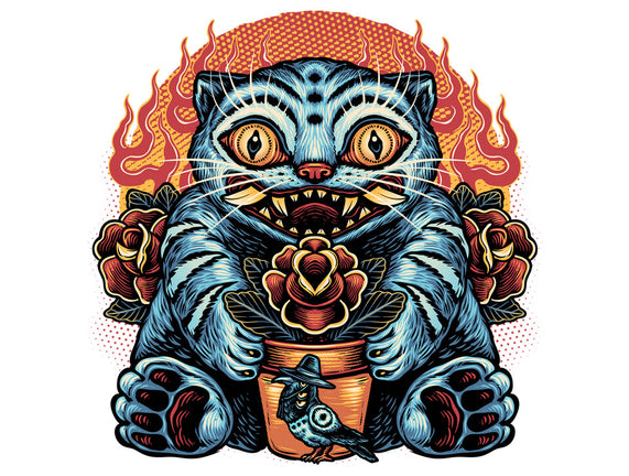 Blue Tiger Red Flame