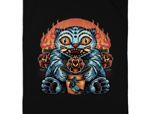 Blue Tiger Red Flame