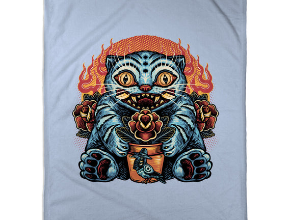Blue Tiger Red Flame