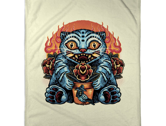 Blue Tiger Red Flame
