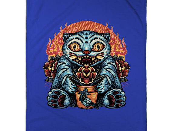 Blue Tiger Red Flame