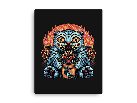 Blue Tiger Red Flame