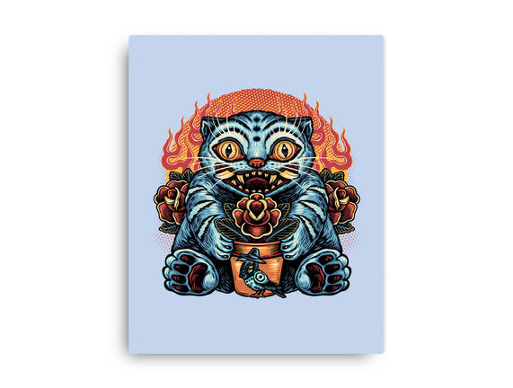 Blue Tiger Red Flame