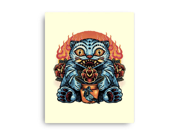 Blue Tiger Red Flame