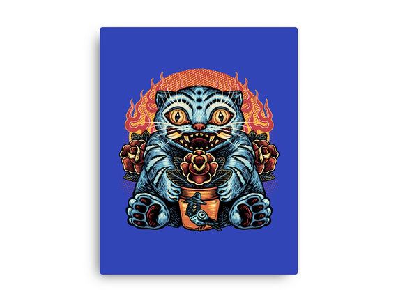Blue Tiger Red Flame