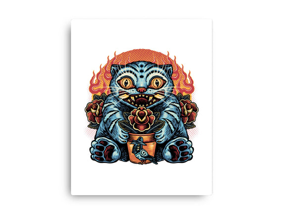 Blue Tiger Red Flame