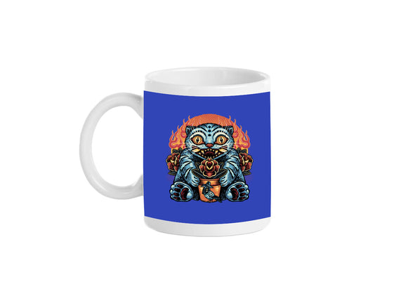 Blue Tiger Red Flame