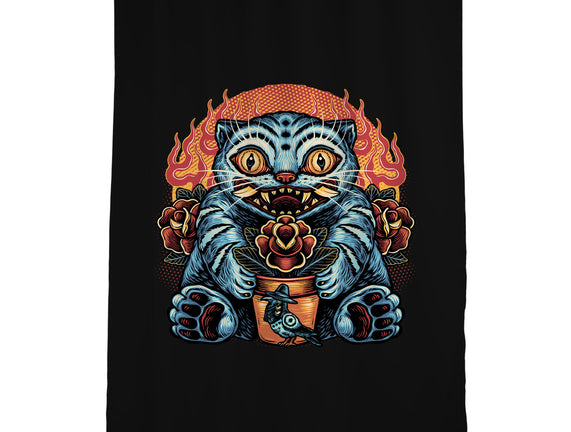 Blue Tiger Red Flame